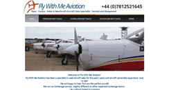 Desktop Screenshot of flywithmeaviation.com