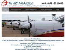 Tablet Screenshot of flywithmeaviation.com